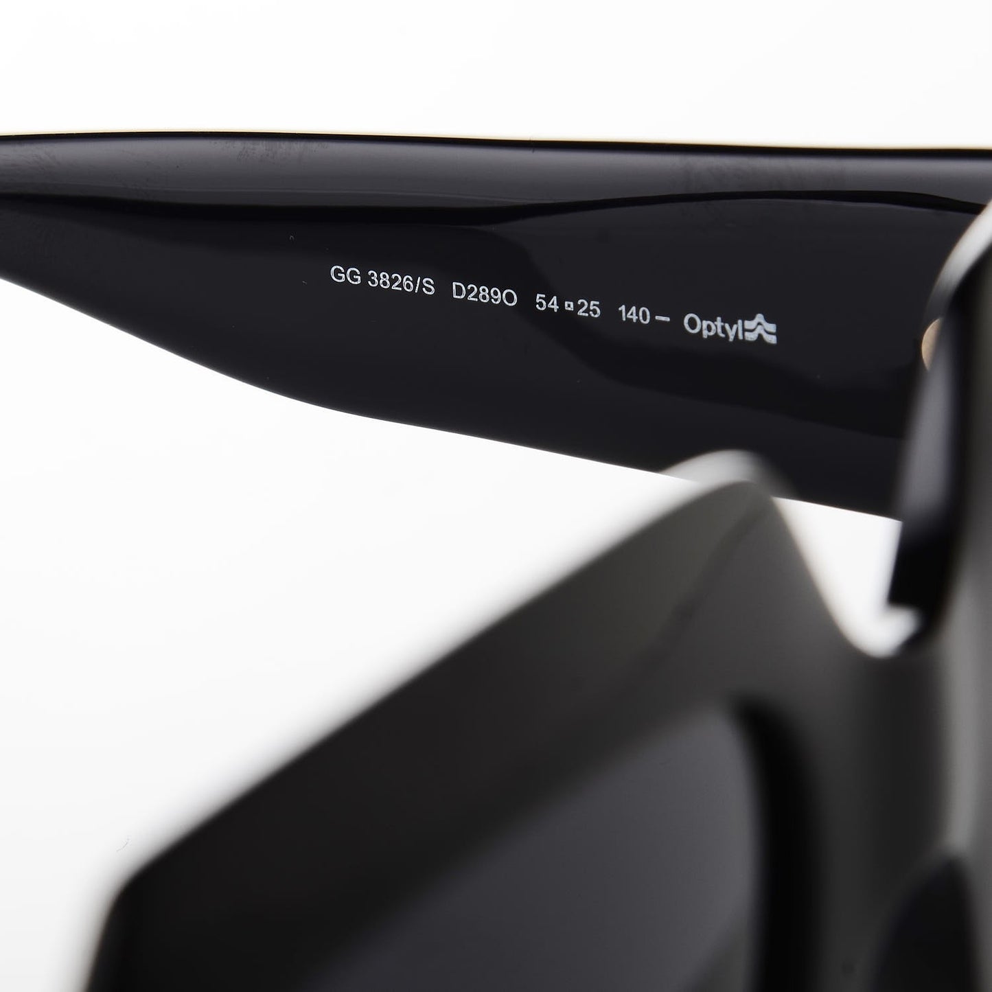 Acetate Square Frame Sunglasses GG0053S Black