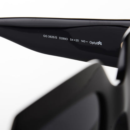 Gucci Acetate Square Frame Sunglasses GG0053S Black 5 of 8