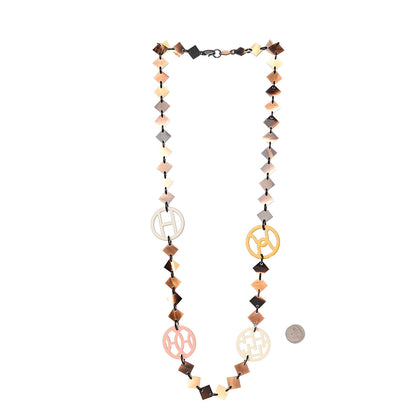 Hermes Buffalo Horn Lacquer Deva Necklace 2 of 6