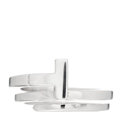 Tiffany Sterling Silver T Square Wrap Ring 49 5 1 of 5