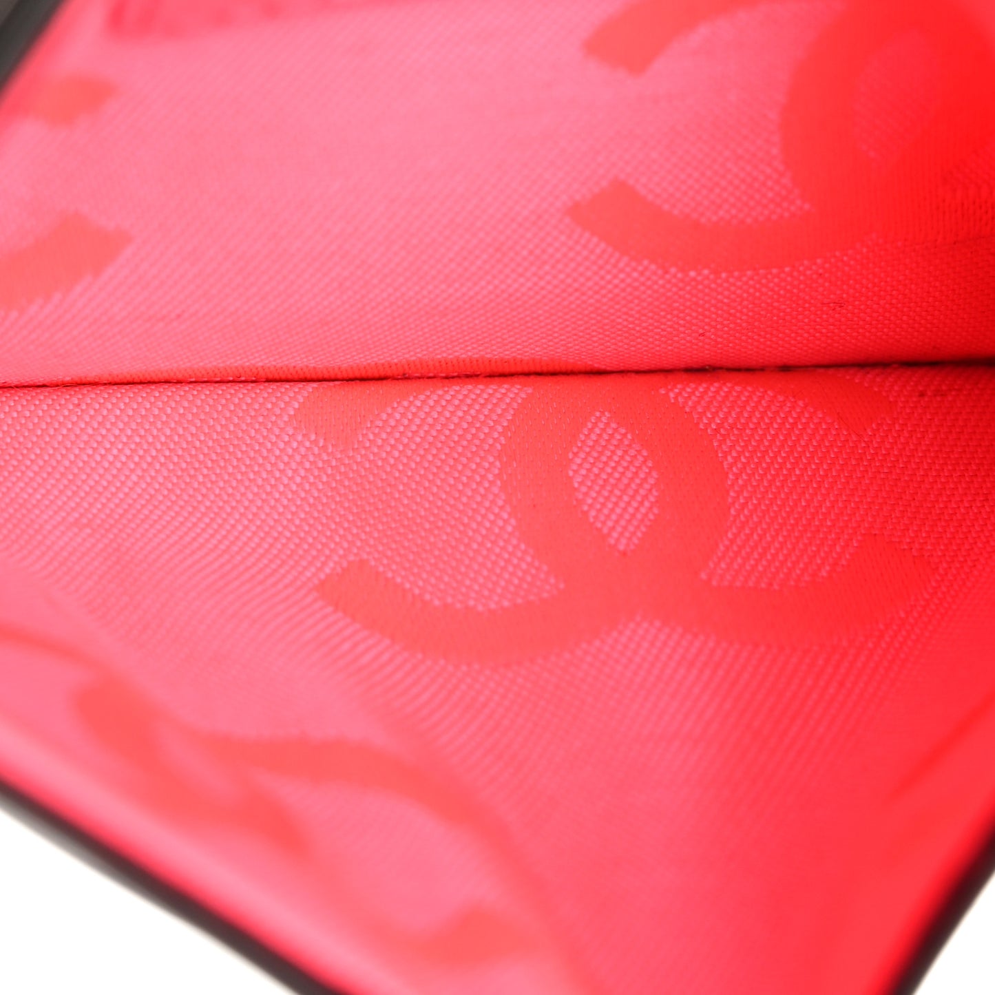 Calfskin Cambon Card Holder Black