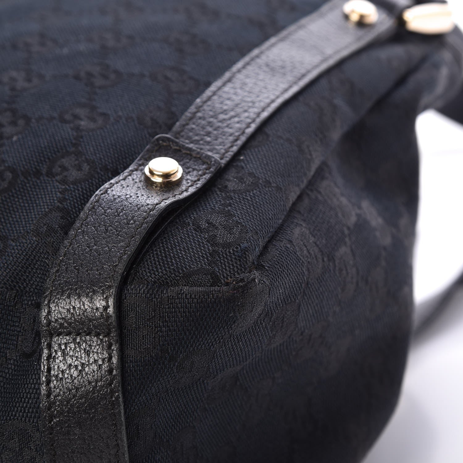 Gucci Monogram Medium Abbey Shoulder Bag Black 12 of 12