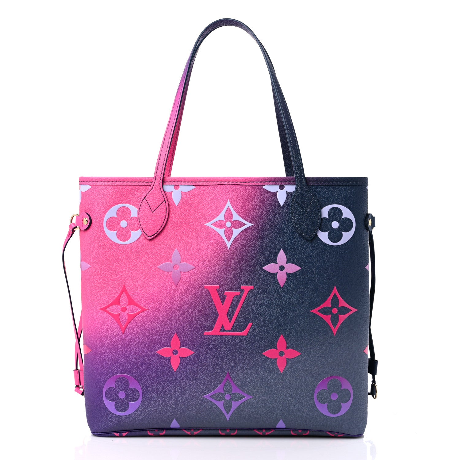Louis Vuitton Monogram Giant Spring In The City Neverfull MM Midnight Fuchsia 2 of 9