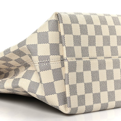 Louis Vuitton Damier Azur Graceful MM Rose Ballerine 7 of 9