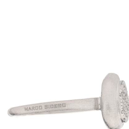 Marco Bicego 18K White Gold Diamond Medium Jaipur Ring 55 7.25 5 of 6