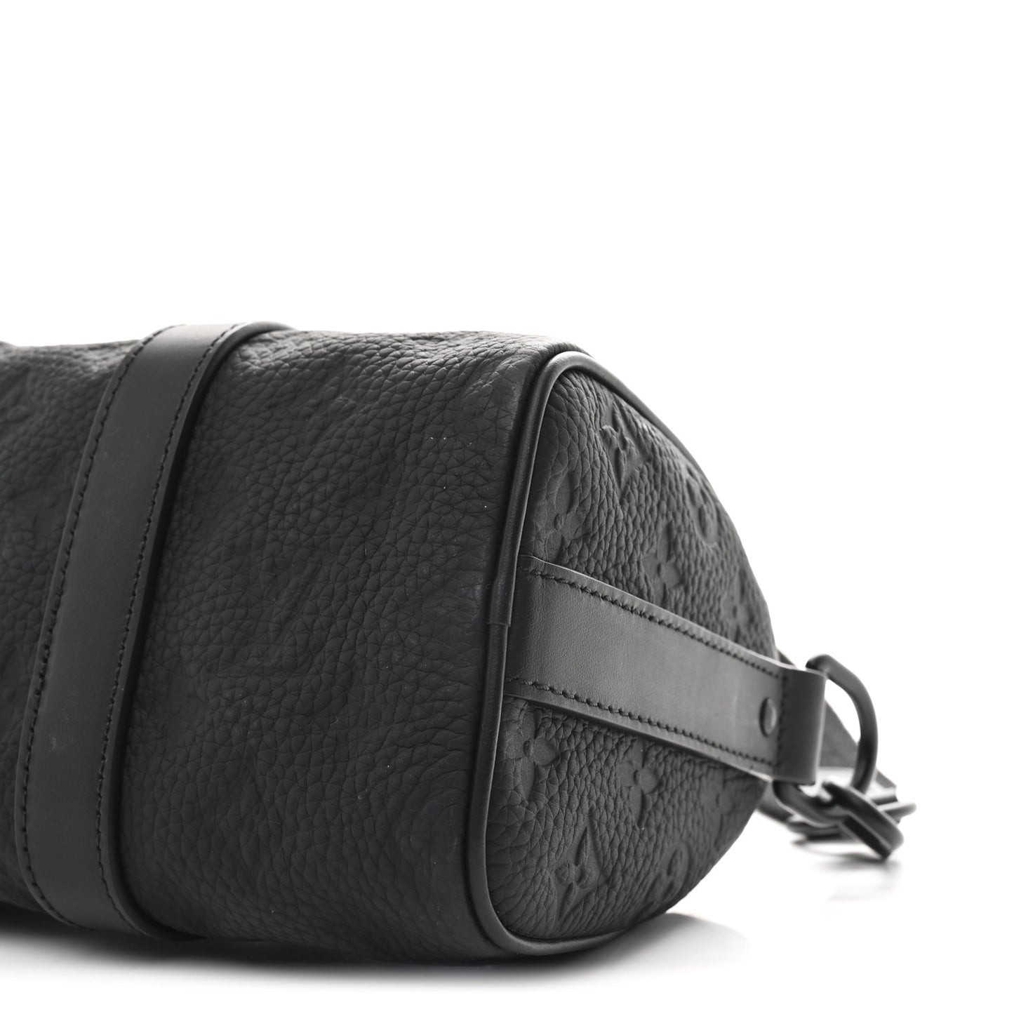 Monogram Taurillon Keepall Bandouliere 25 Black Black