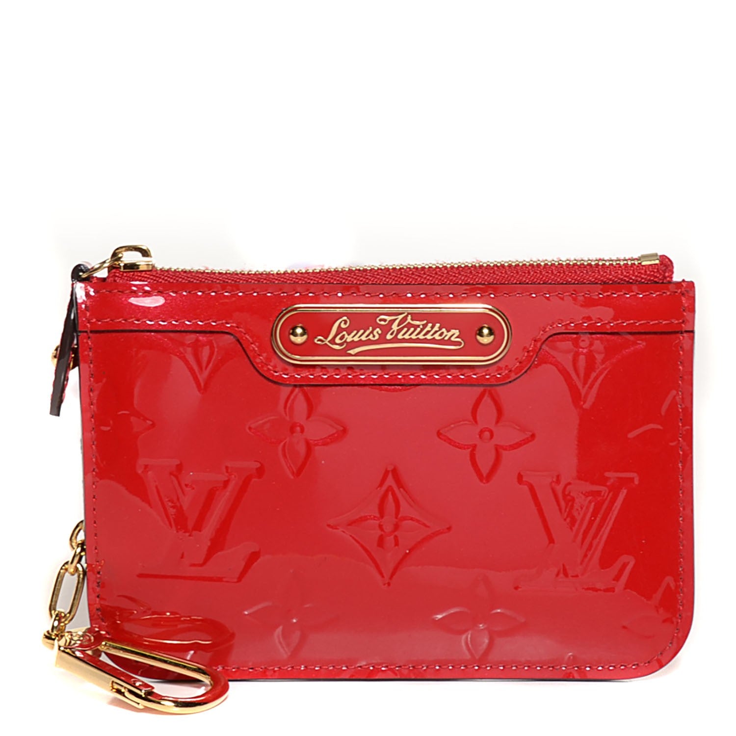 Louis Vuitton Vernis Key Pouch Pomme D'Amour 1 of 8