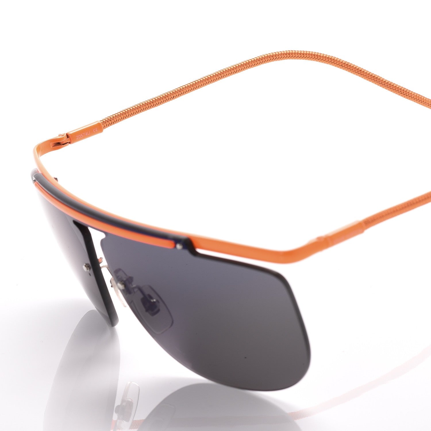 Louis Vuitton Mirrored Dave Sunglasses Z0574U Orange 5 of 10