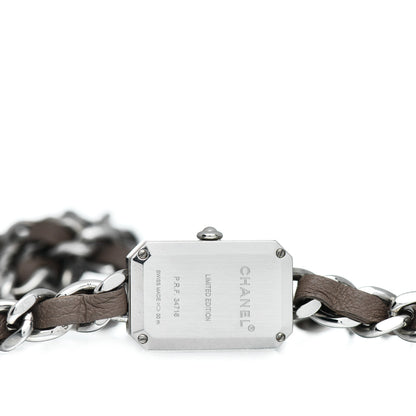 Chanel Stainless Steel Lambskin 16mm Premiere Rock Triple Row Quartz Watch Grey 4 of 4