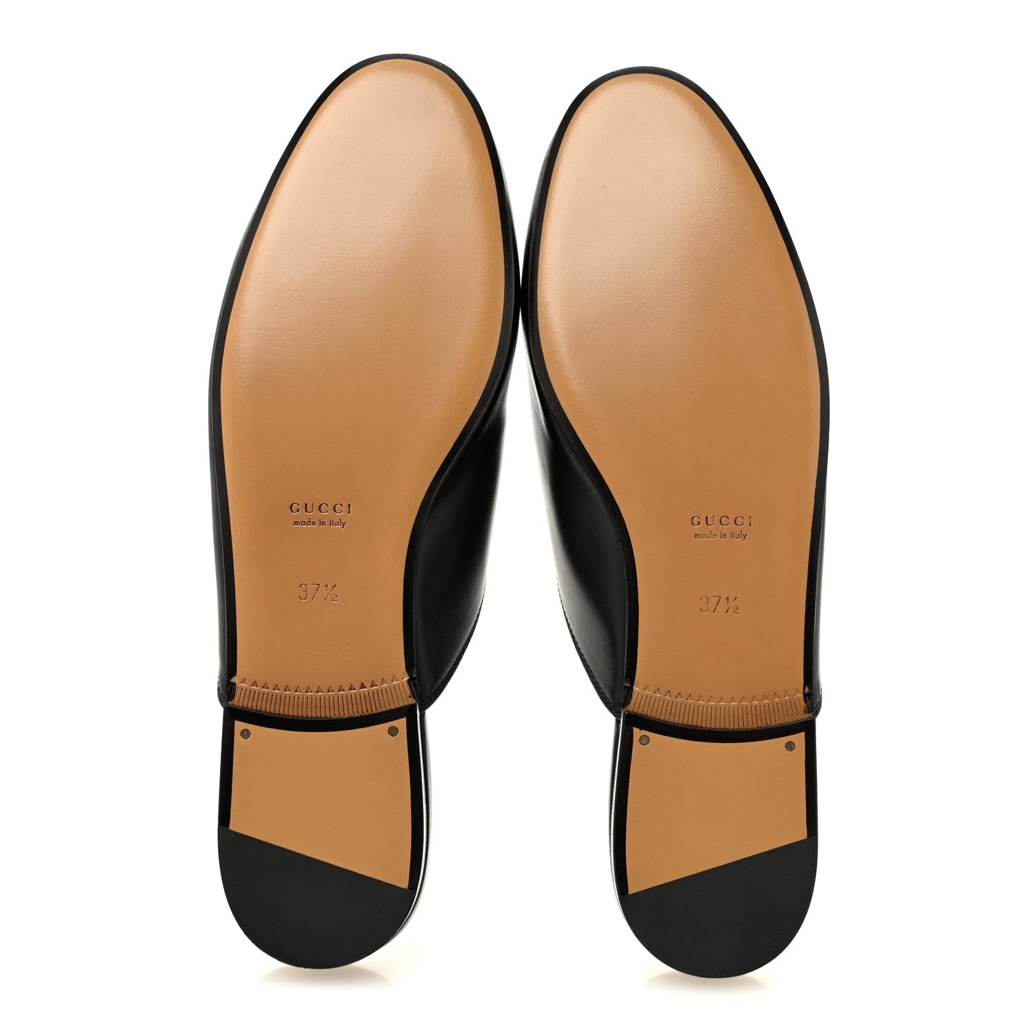 Gucci Calfskin Womens Princetown Slippers 37.5 Black 6 of 10