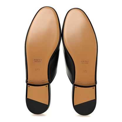 Gucci Calfskin Womens Princetown Slippers 37.5 Black 6 of 10