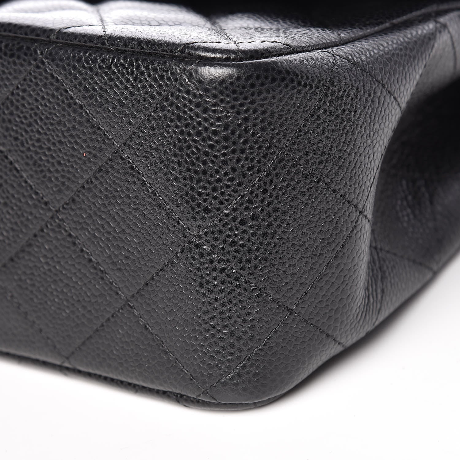 Chanel Caviar Quilted Jumbo Double Flap Black 7 of 11