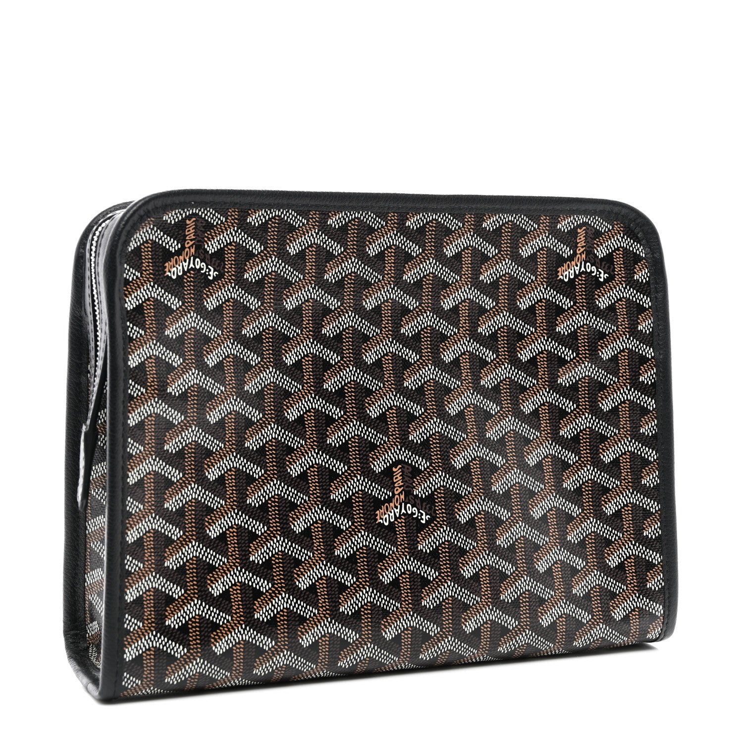 Goyard Goyardine Jouvence MM Toiletry Pouch Black 3 of 6