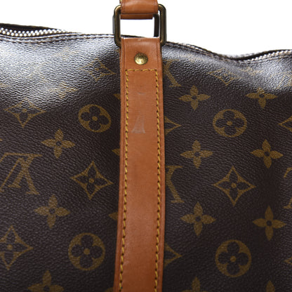 Louis Vuitton Monogram Keepall Bandouliere 55 14 of 16