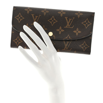 Louis Vuitton Monogram Emilie Wallet Rose Ballerine 2 of 14