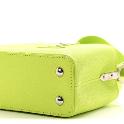 Louis Vuitton Taurillon Mini Capucines Chartreuse 9 of 10