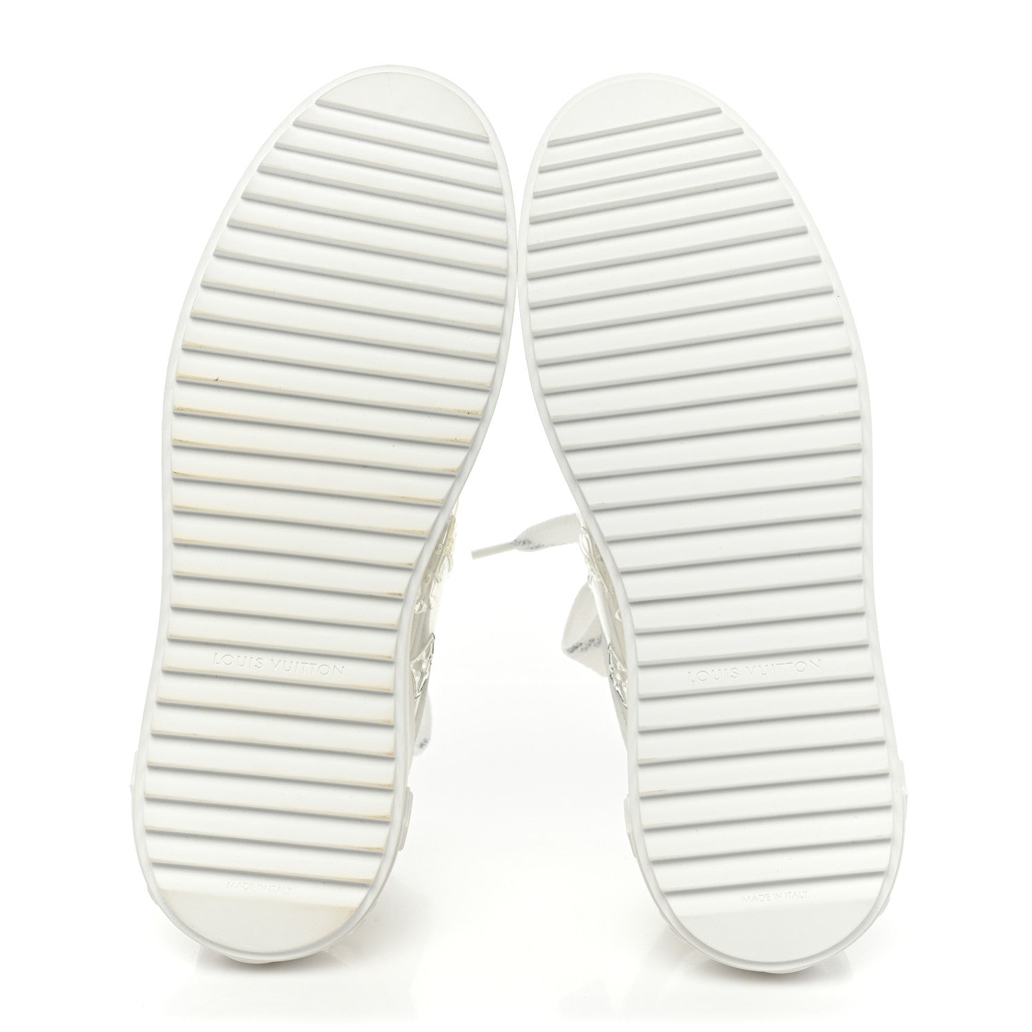 Louis Vuitton Monogram PVC Time Out Sneakers 39 Silver 6 of 9