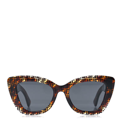 Fendi Acetate F is Fendi FF 51mm Cat Eye Sunglasses 0327/S Tortoise Camouflage 2 of 7