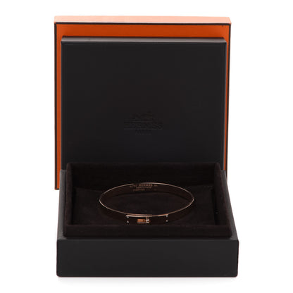 Hermes 18K Rose Gold Diamond PM Kelly Bracelet SH 6 of 6