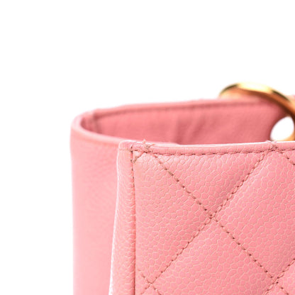 Chanel Caviar Quilted Grand Shopping Tote GST Pink 14 of 15