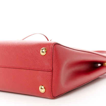 Prada Saffiano Lux Parabole Tote Fuoco 11 of 13