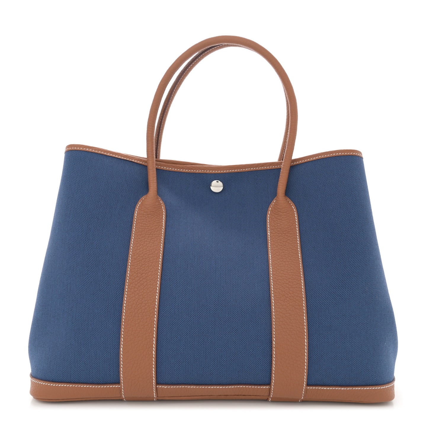 Toile Militaire Vache Country Garden Party Tote 36 MM Bleu France Gold