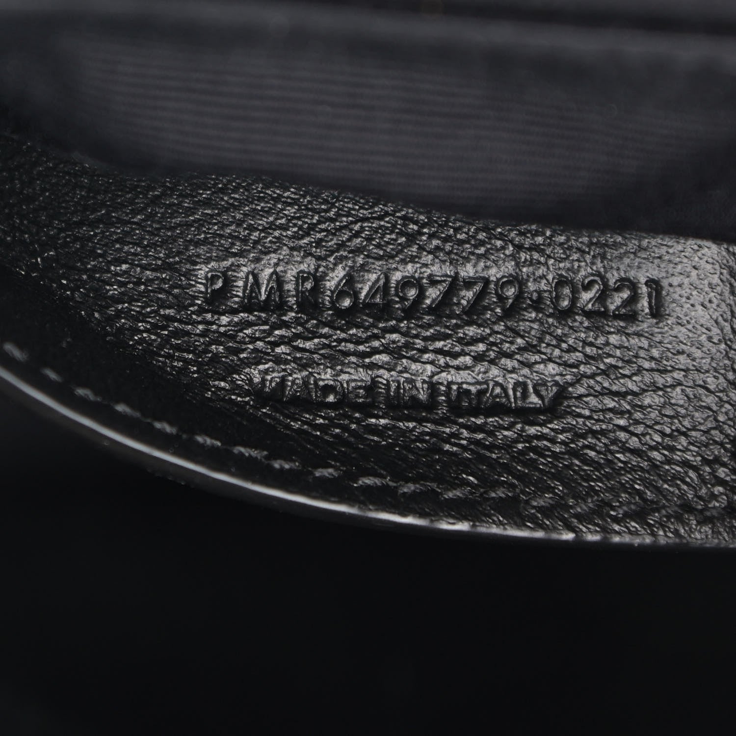 Saint Laurent Grain de Poudre Quilted 80's Vanity Bag Black 7 of 9