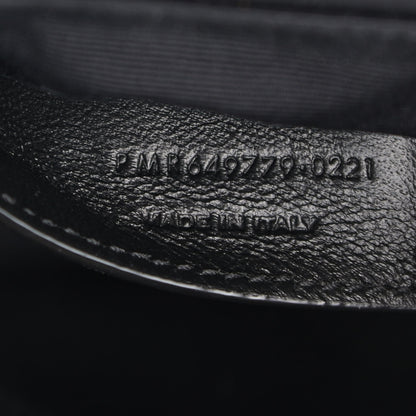 Saint Laurent Grain de Poudre Quilted 80's Vanity Bag Black 7 of 9