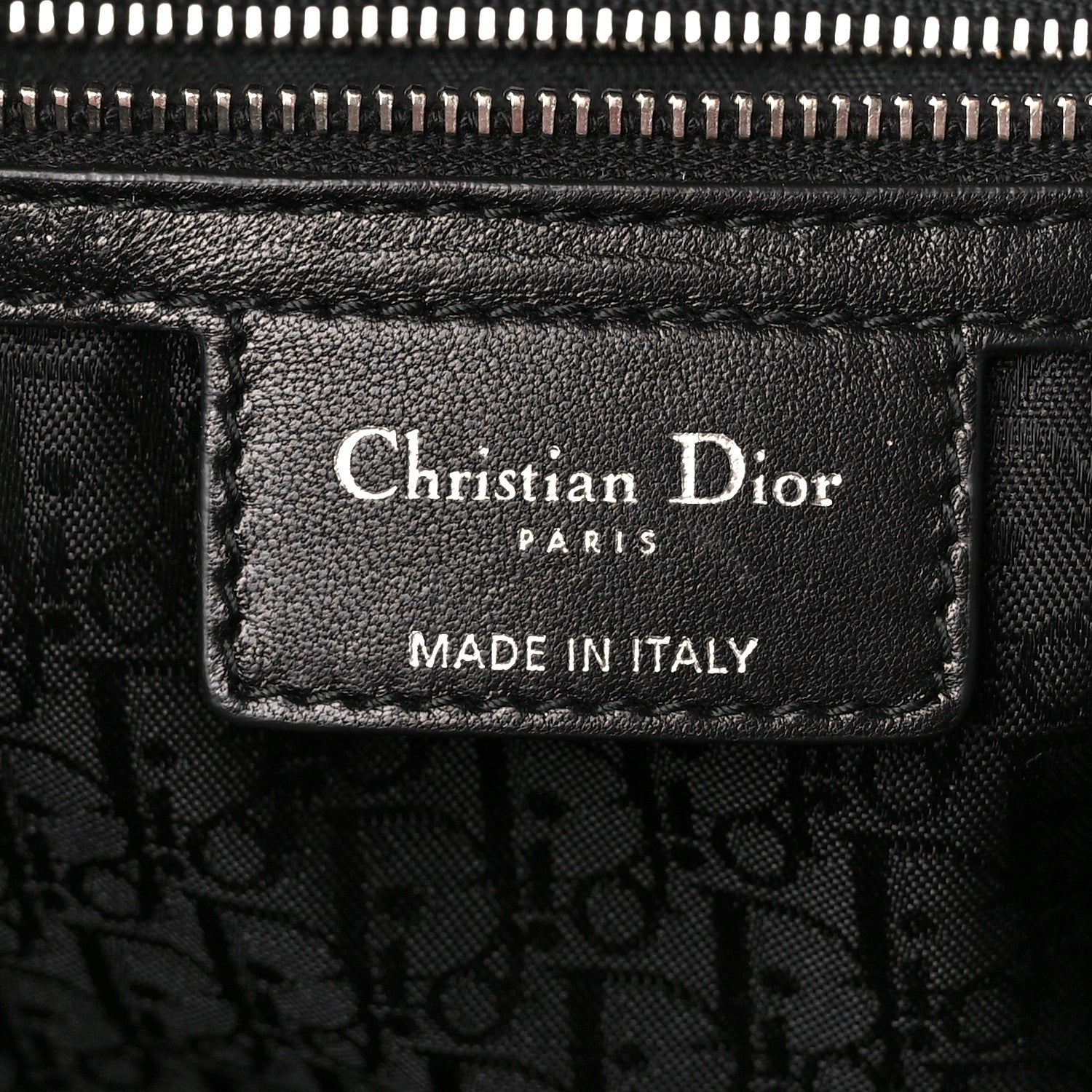 Christian Dior Lambskin Cannage Medium Dior Soft Shopping Tote Black 6 of 10