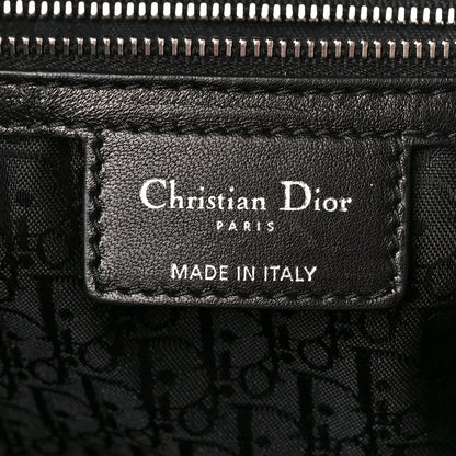 Christian Dior Lambskin Cannage Medium Dior Soft Shopping Tote Black 6 of 10