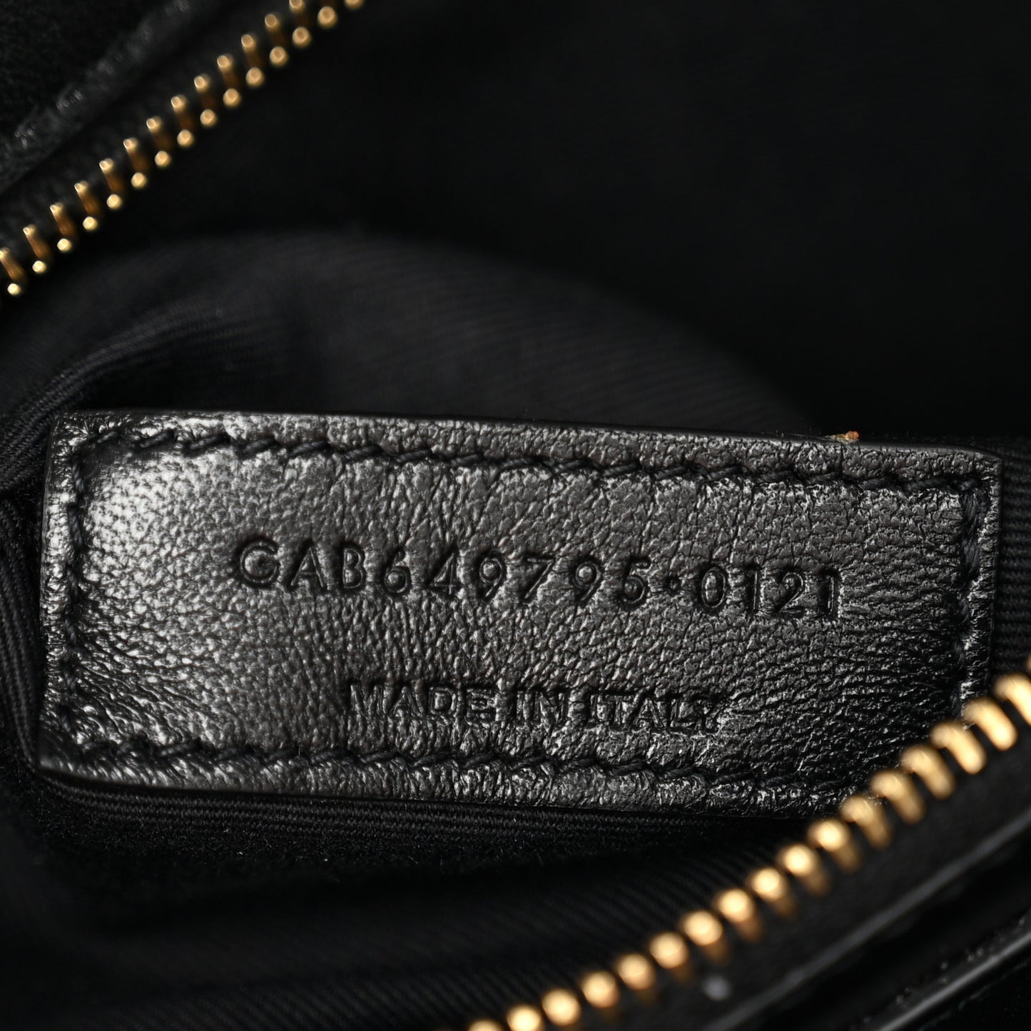 Smooth Calfskin Le Maillon Satchel Black
