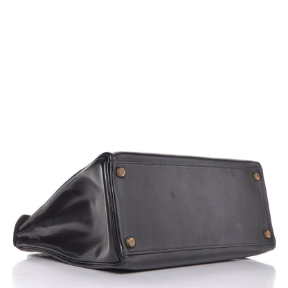 Hermes Box Kelly Retourne 28 Black 4 of 40