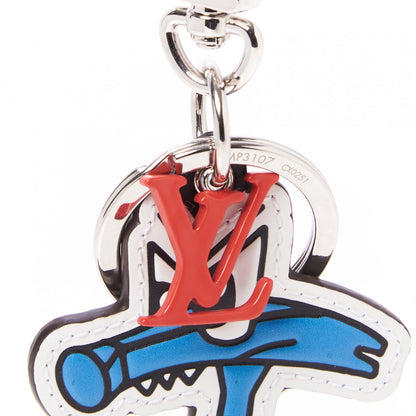 Louis Vuitton Calfskin Monogram Hammer Bag Charm Key Holder 2 of 5