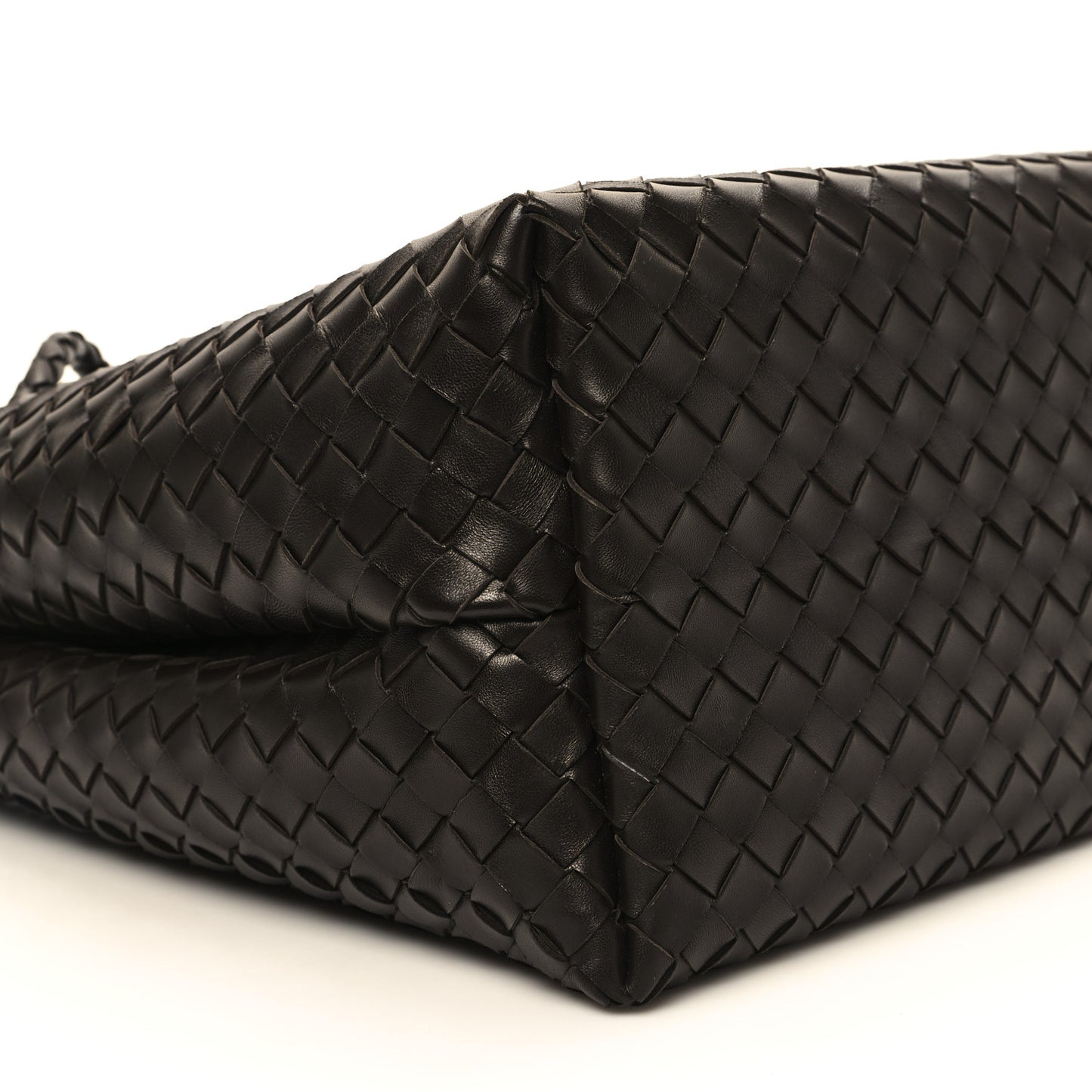 Nappa Intrecciato Large Andiamo Shoulder Bag Fondant