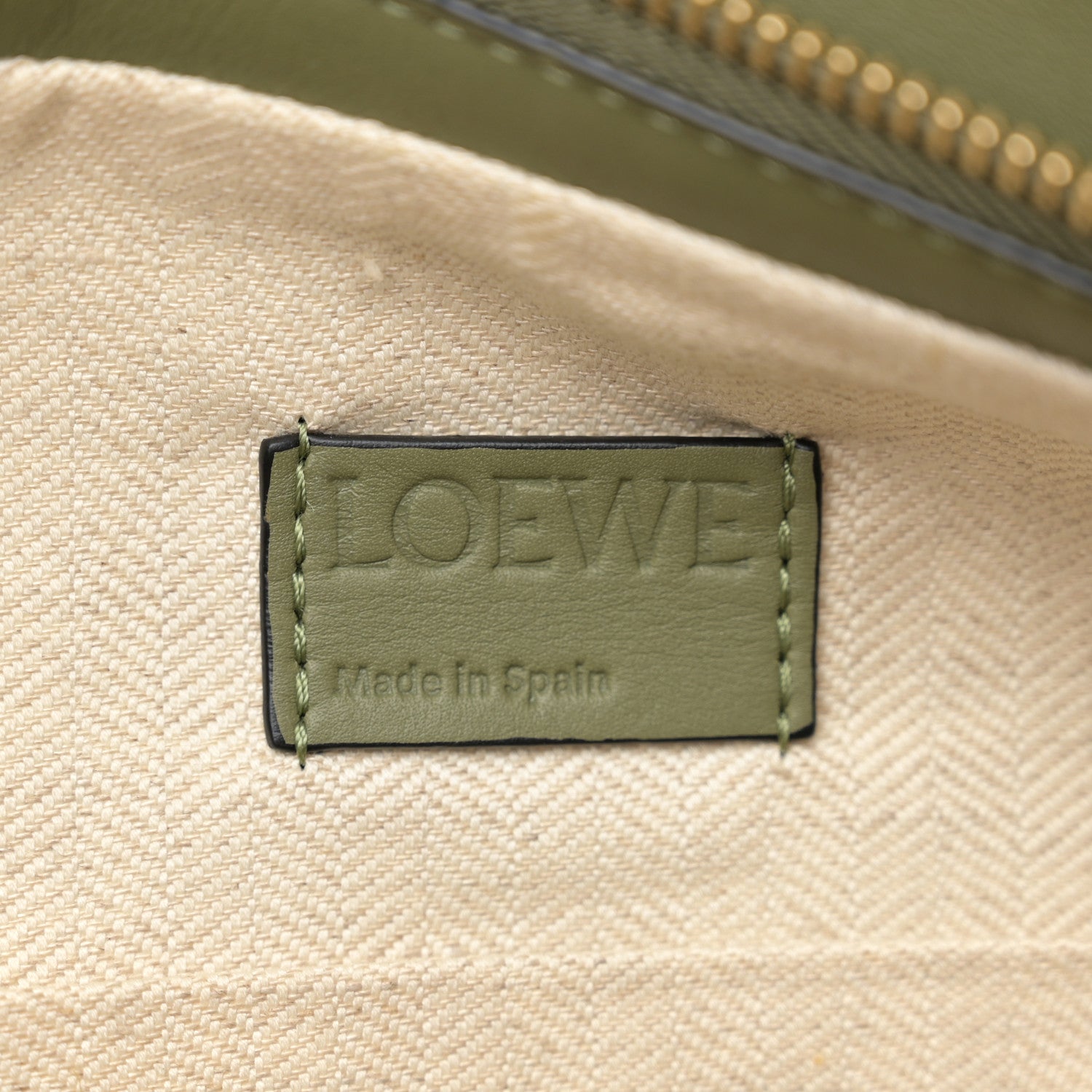 Loewe Calfskin Puzzle Hobo Avocado 6 of 10