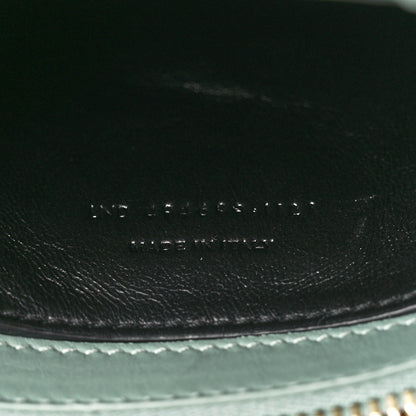 Saint Laurent Suede Calfskin Y Quilted Monogram Small Loulou Chain Satchel Vert Opaline 8 of 13