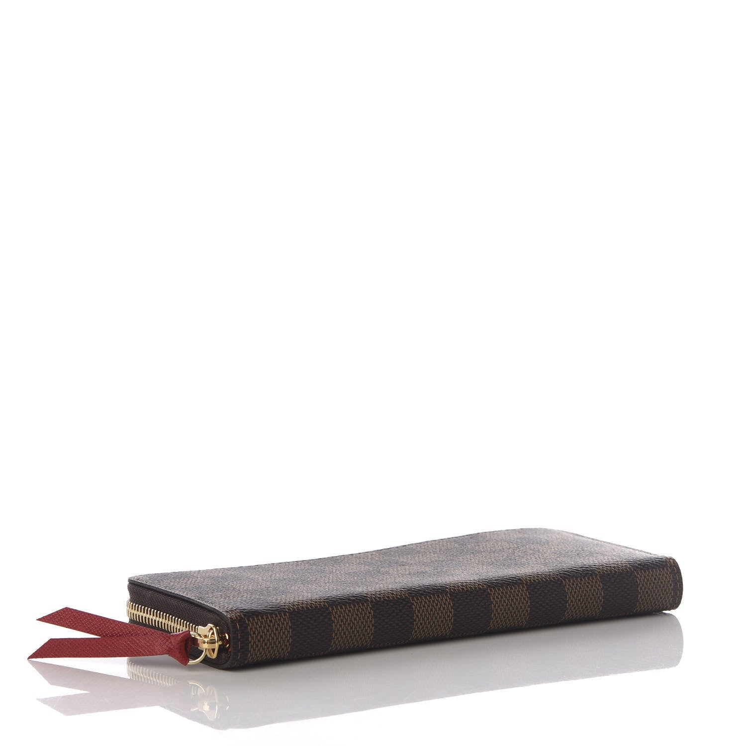 Louis Vuitton Damier Ebene Clemence Wallet Cherry 3 of 8