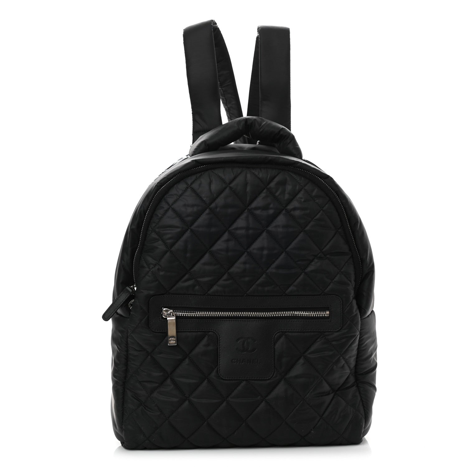 Chanel Nylon Quilted Coco Cocoon Backpack Black 1 of 10