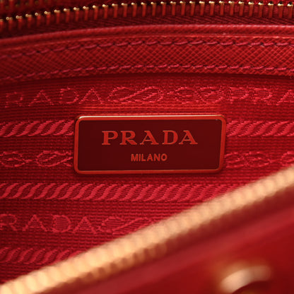 Prada Saffiano Lux Medium Tote Fuoco 15 of 19