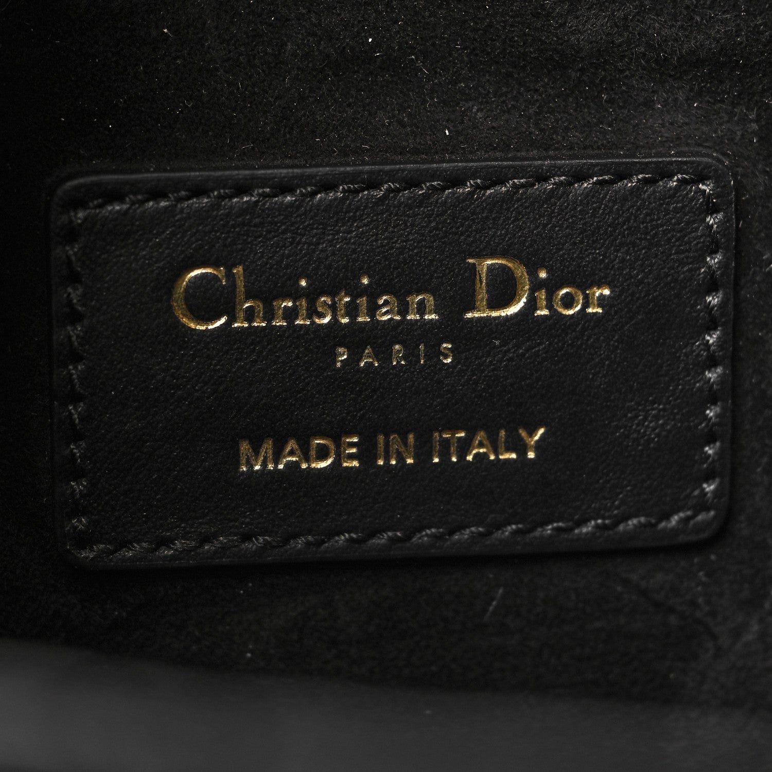 Christian Dior Calfskin Macro Cannage Small Book Tote Black 6 of 10