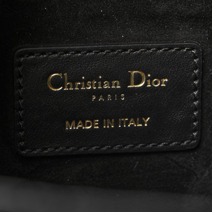Christian Dior Calfskin Macro Cannage Small Book Tote Black 6 of 10