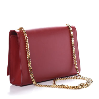 Saint Laurent Smooth Calfskin Medium Classic Monogram Kate Tassel Satchel Lipstick Red 3 of 11