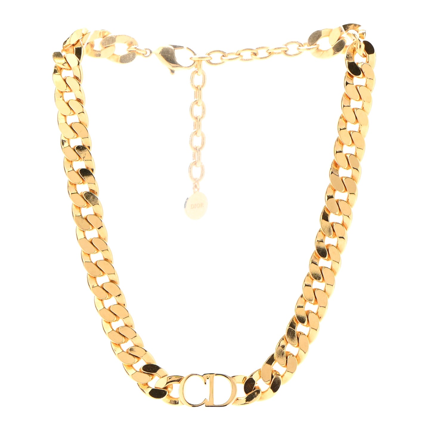 Metal Danseuse Etoile Chain Choker Necklace Gold