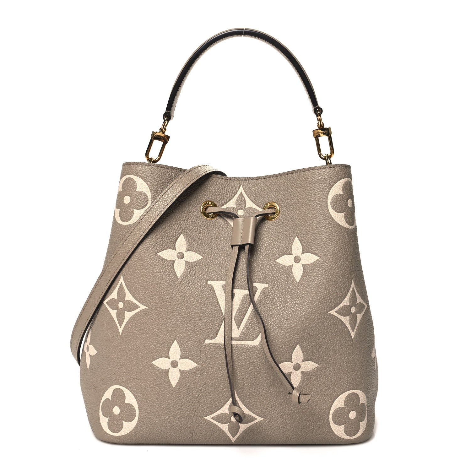 Louis Vuitton Empreinte Monogram Giant Neonoe MM Tourterelle Creme 1 of 10