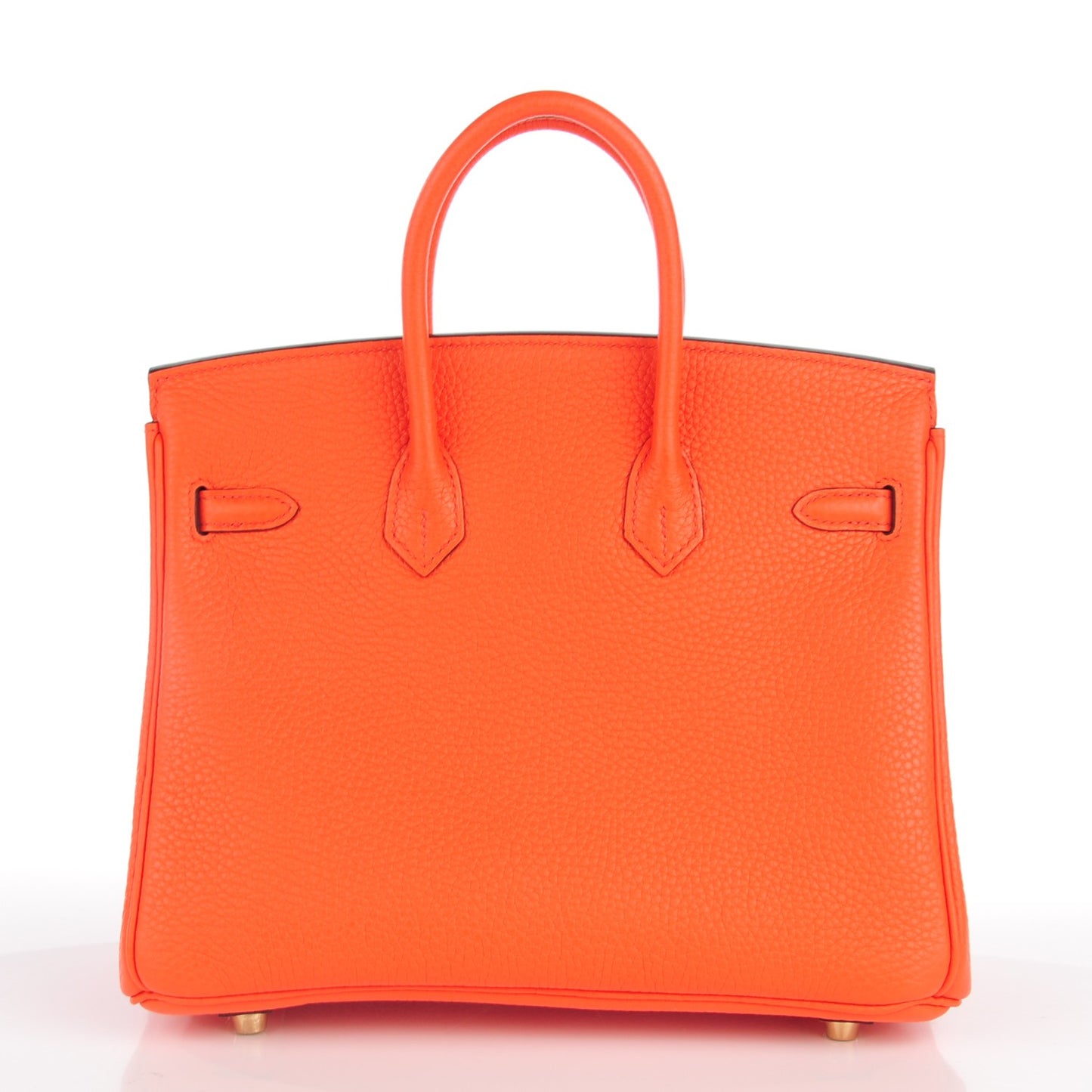 Taurillon Clemence Birkin 25 Orange Poppy