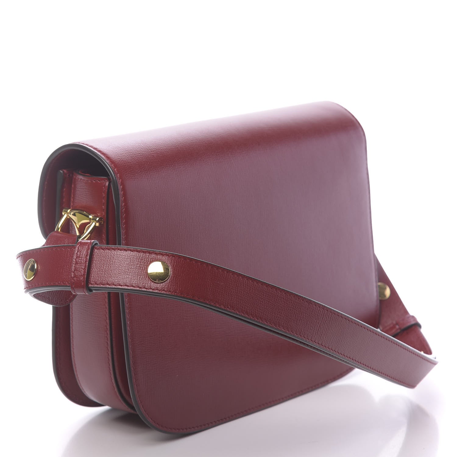 Gucci Azalea Calfskin Horsebit 1955 Shoulder Bag New Cherry Red 3 of 11