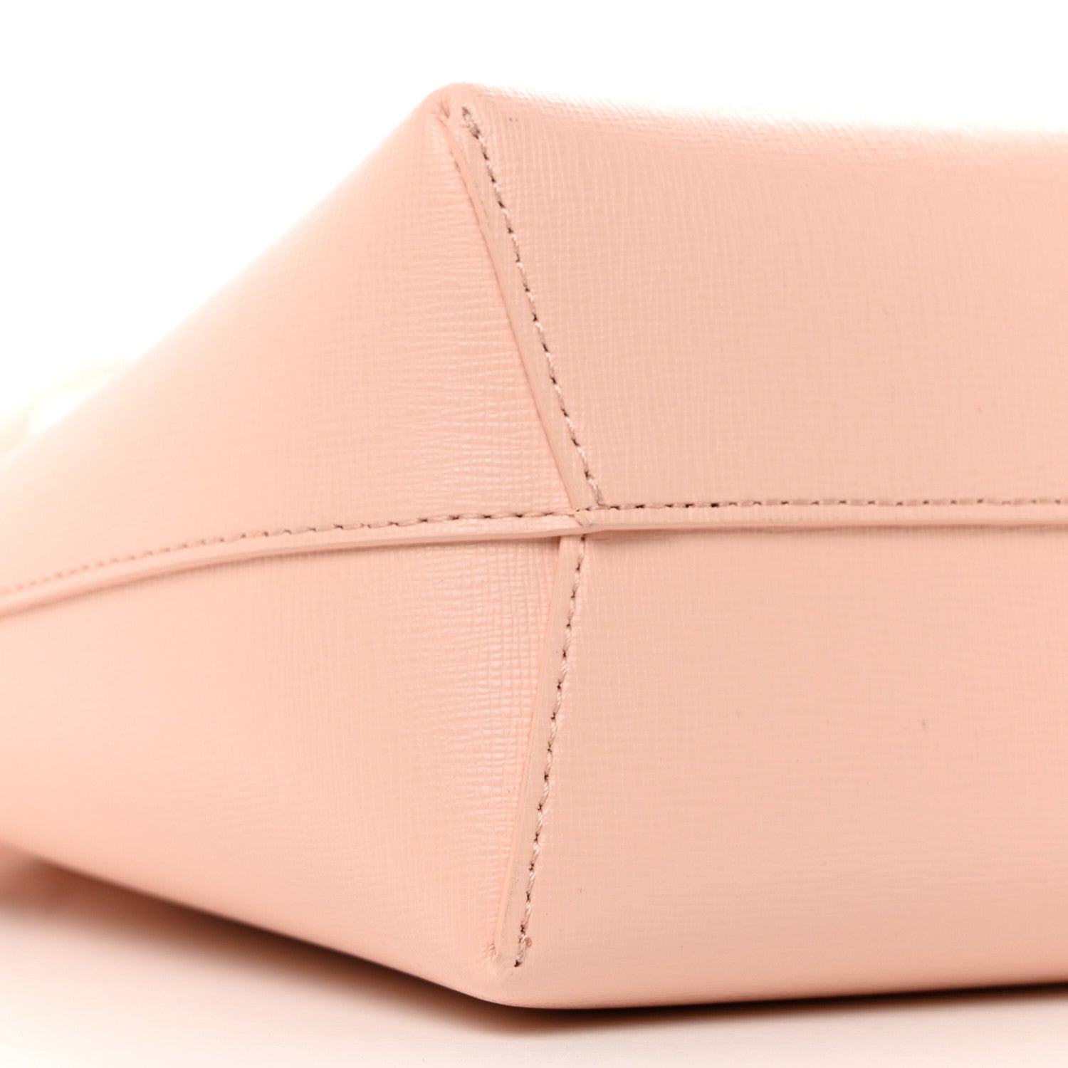Mansur Gavriel Saffiano Mini Mini Bucket Bag Rosa 9 of 10