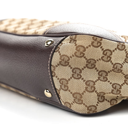 Gucci Monogram Medium Princy Tote Dark Brown 12 of 13