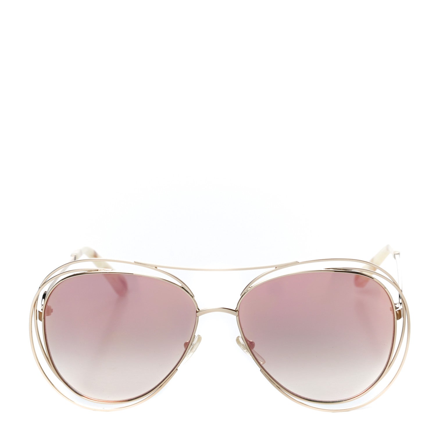 Chloe Carlina Round Sunglasses CE134S Gold 2 of 7