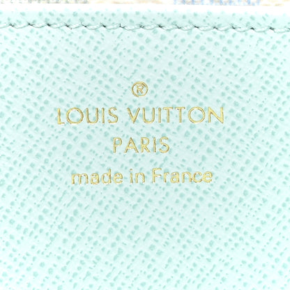 Louis Vuitton Damierlicious Zippy Wallet Pistachio Green 9 of 12
